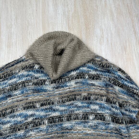 Sunday In Brooklyn Boho Chic Oversized Chunky Knit Cowl Pullover Sweater Small - Picture 14 of 15